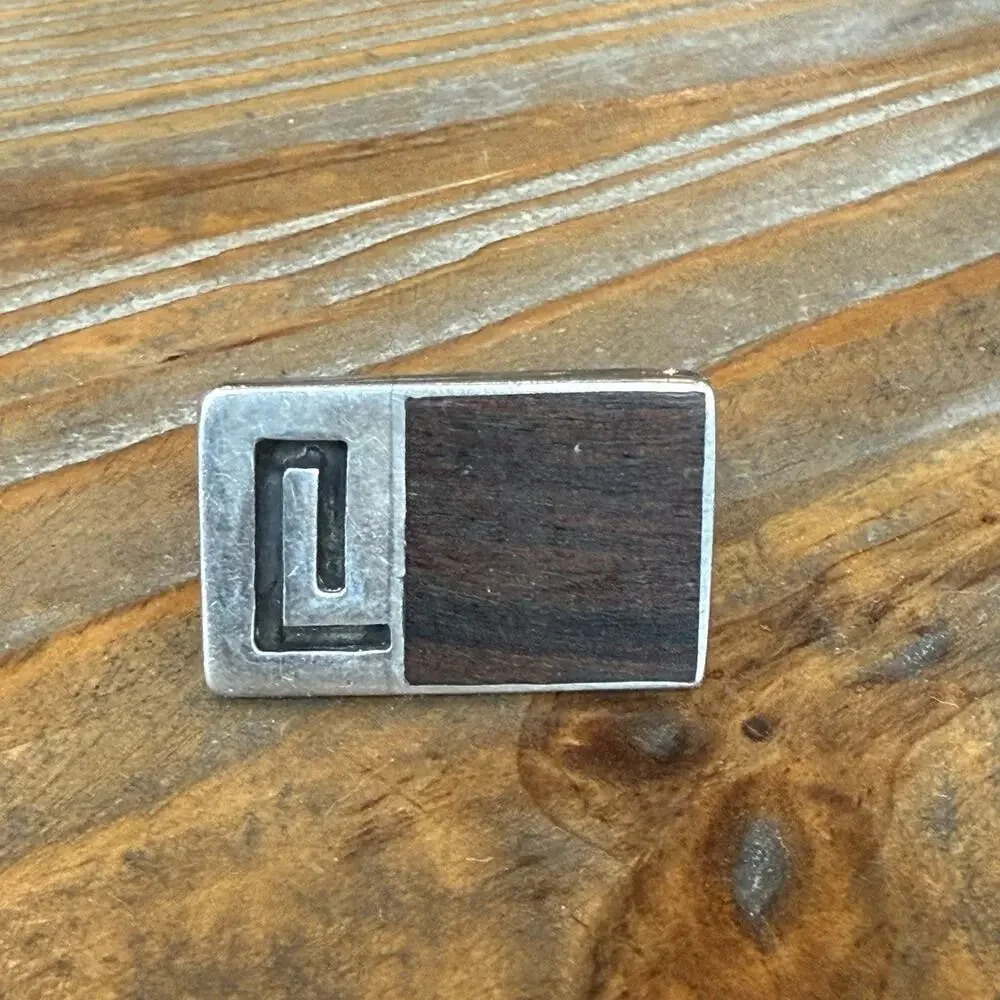 Vintage MCM Single Sterling Cuff Link Scrap Or Repurpose